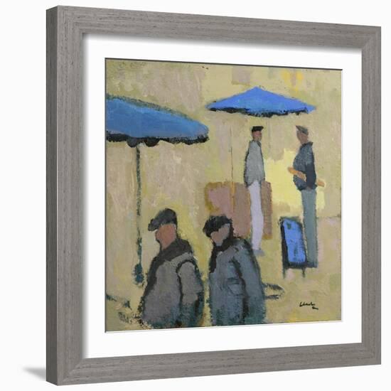 Tuesday is Market Day, 2016-Michael G. Clark-Framed Giclee Print