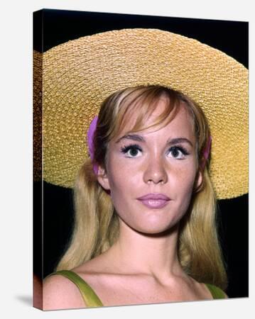 Tuesday Weld looks beautiful in 1960's portrait wearing straw hat