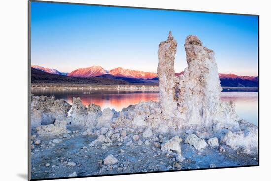 Tufa Rock Formations, South Tufa, Mono Lake, California, with the Eastern Sierras, the-Jordana Meilleur-Mounted Photographic Print