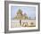 Tufa Towers at Lac Abhe, Afar Triangle, Djibouti-Tony Waltham-Framed Photographic Print