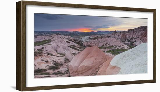 Tuff Stone Erosion, Cappadocia, Anatolia, Turkey-Rainer Mirau-Framed Photographic Print