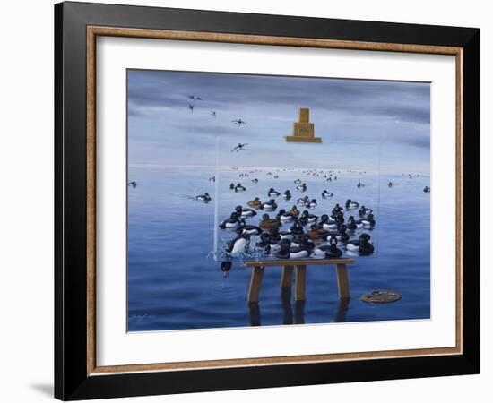 Tufted Ducks-Harro Maass-Framed Giclee Print