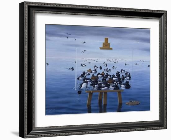 Tufted Ducks-Harro Maass-Framed Giclee Print