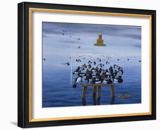 Tufted Ducks-Harro Maass-Framed Giclee Print