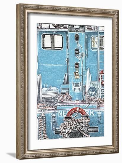 Tug Boat-5fishcreative-Framed Giclee Print