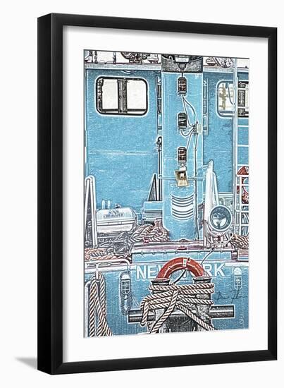 Tug Boat-5fishcreative-Framed Giclee Print