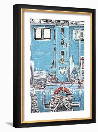 Tug Boat-5fishcreative-Framed Giclee Print