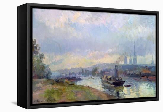 Tug-Boats at Rouen, 1903-Albert-Charles Lebourg-Framed Premier Image Canvas