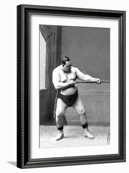 Tug of War Flex-null-Framed Art Print