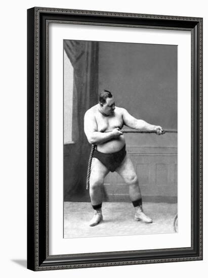 Tug of War Flex-null-Framed Art Print