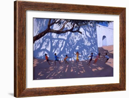 Tug of War, Gujarat, India, 2001-Andrew Macara-Framed Giclee Print