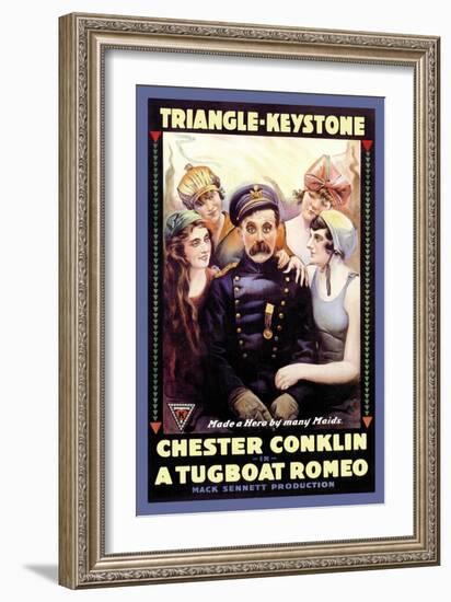Tugboat Romeo-null-Framed Art Print