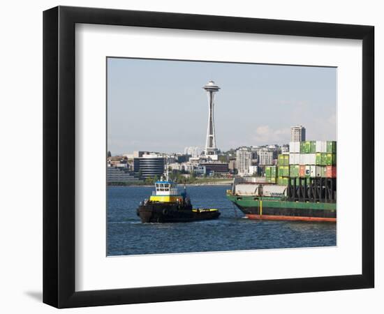 Tugboat, Seattle, Washington, USA-Trish Drury-Framed Photographic Print