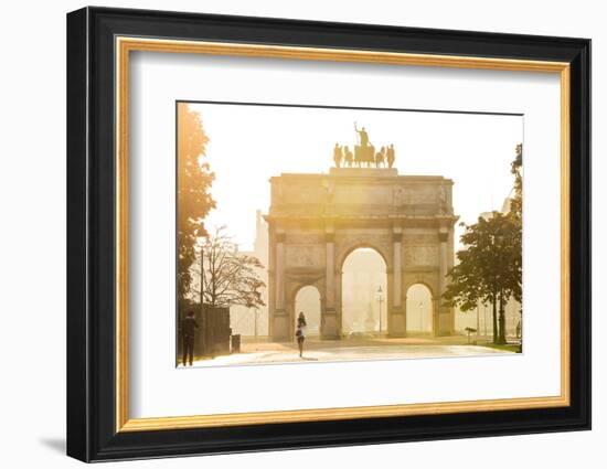 Tuileries Garden Arch, Tuileries Gardens, Paris, France-Peter Adams-Framed Photographic Print