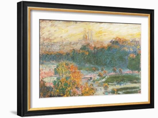 Tuileries-Claude Monet-Framed Art Print