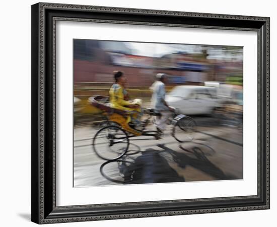 Tuk Tuk in Motion-Adam Jones-Framed Photographic Print