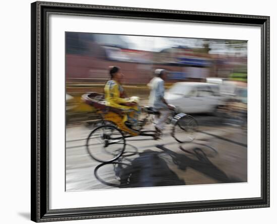 Tuk Tuk in Motion-Adam Jones-Framed Photographic Print