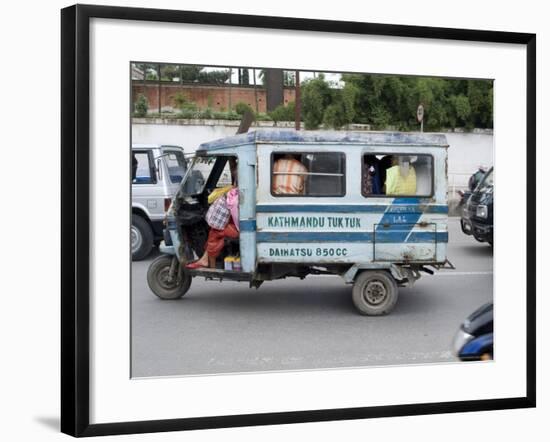 Tuk Tuk, Kathmandu, Nepal-Ethel Davies-Framed Photographic Print