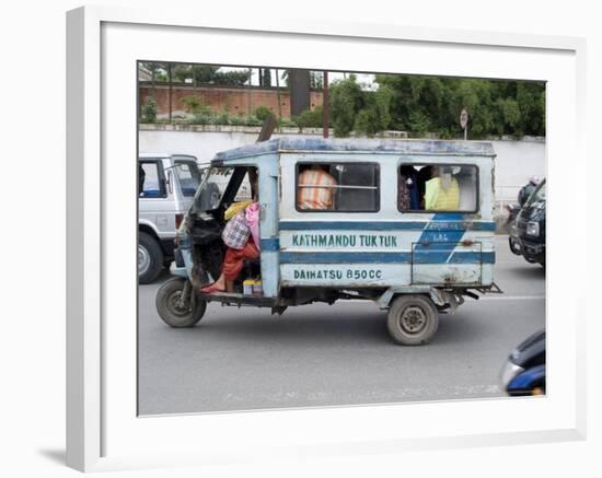 Tuk Tuk, Kathmandu, Nepal-Ethel Davies-Framed Photographic Print