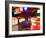 Tuk Tuk or Auto Rickshaw at Night, Bangkok, Thailand-Peter Adams-Framed Photographic Print