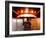 Tuk Tuk or Auto Rickshaw in Motion at Night, Bangkok, Thailand-Gavin Hellier-Framed Photographic Print