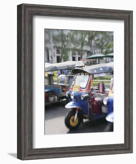 Tuk Tuks, Bangkok, Thailand, Southeast Asia-Angelo Cavalli-Framed Photographic Print