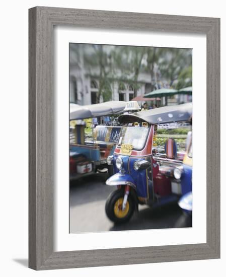 Tuk Tuks, Bangkok, Thailand, Southeast Asia-Angelo Cavalli-Framed Photographic Print