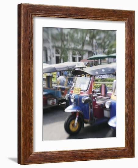 Tuk Tuks, Bangkok, Thailand, Southeast Asia-Angelo Cavalli-Framed Photographic Print