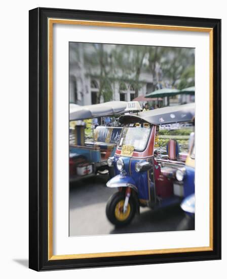 Tuk Tuks, Bangkok, Thailand, Southeast Asia-Angelo Cavalli-Framed Photographic Print