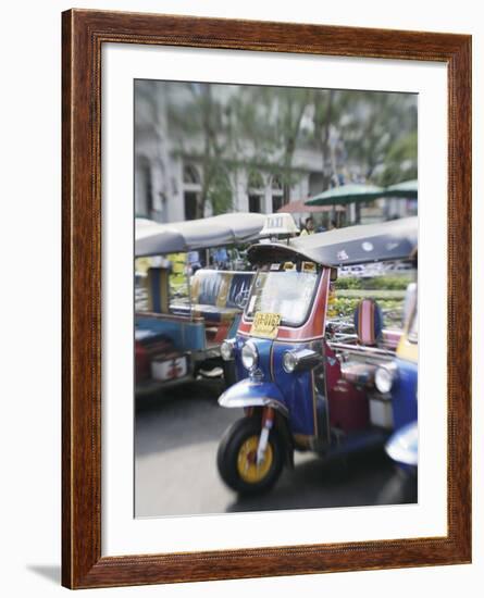 Tuk Tuks, Bangkok, Thailand, Southeast Asia-Angelo Cavalli-Framed Photographic Print