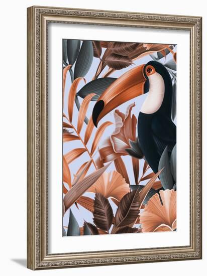 Tukan-The Tropic Vibe-Framed Art Print