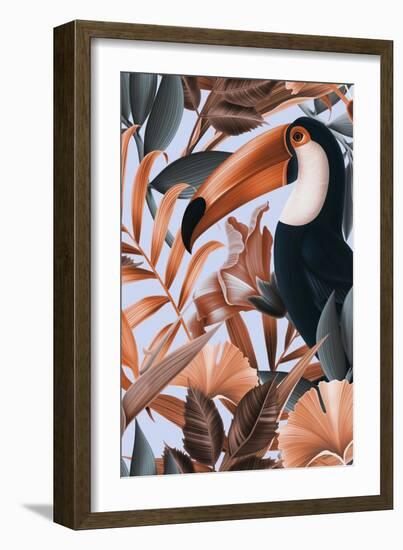 Tukan-The Tropic Vibe-Framed Art Print