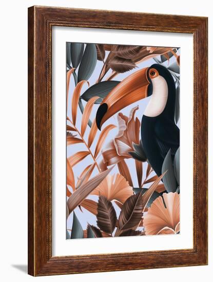 Tukan-The Tropic Vibe-Framed Art Print