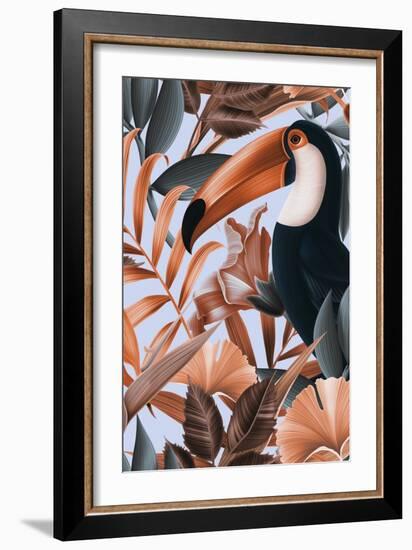 Tukan-The Tropic Vibe-Framed Art Print