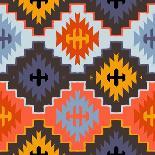 Vector Navajo Tribal Ornament-tukkki-Framed Art Print