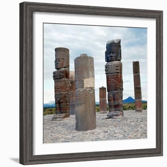 Tula: Toltec Monuments-null-Framed Giclee Print