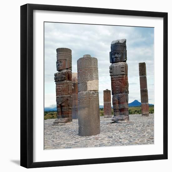 Tula: Toltec Monuments-null-Framed Giclee Print