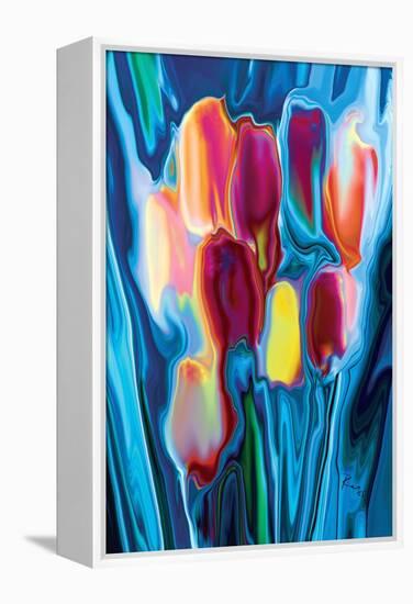 Tulip 2-Rabi Khan-Framed Stretched Canvas