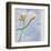 Tulip and Blue Tapestry II-Richard Sutton-Framed Art Print