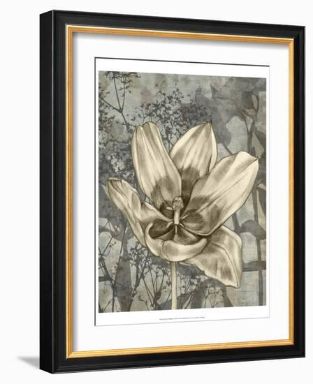 Tulip and Wildflowers VIII-Jennifer Goldberger-Framed Art Print