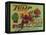 Tulip Apple Crate Label - Yakima, WA-Lantern Press-Framed Stretched Canvas