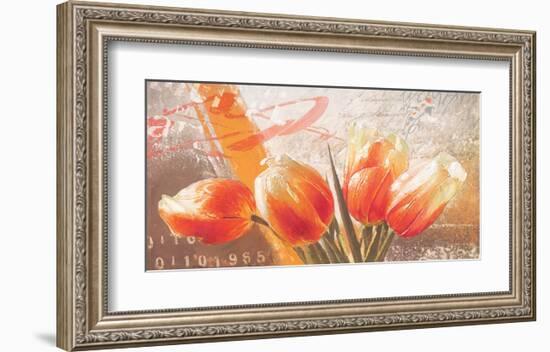 Tulip Bench-Gerard Beauvoir-Framed Art Print