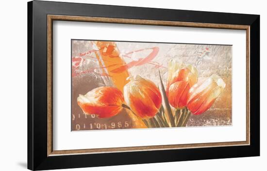 Tulip Bench-Gerard Beauvoir-Framed Art Print