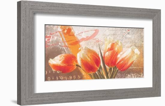 Tulip Bench-Gerard Beauvoir-Framed Art Print