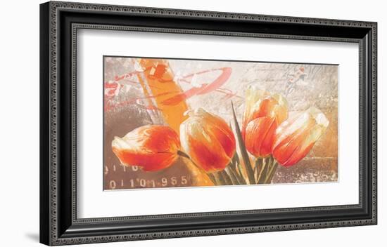 Tulip Bench-Gerard Beauvoir-Framed Art Print