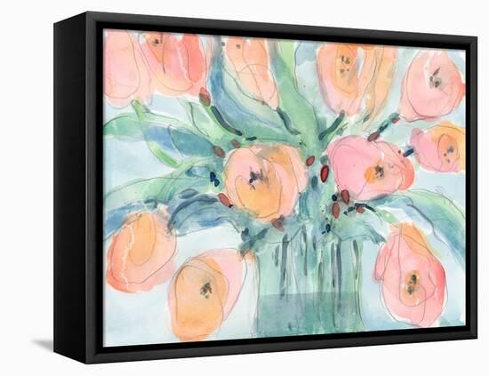 Tulip Bouquet III-Samuel Dixon-Framed Stretched Canvas