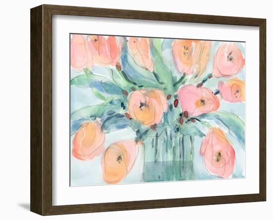 Tulip Bouquet III-Samuel Dixon-Framed Art Print