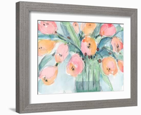 Tulip Bouquet IV-Samuel Dixon-Framed Art Print