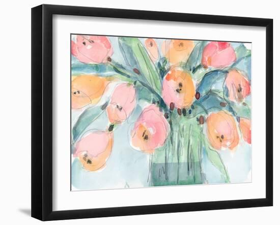 Tulip Bouquet IV-Samuel Dixon-Framed Art Print