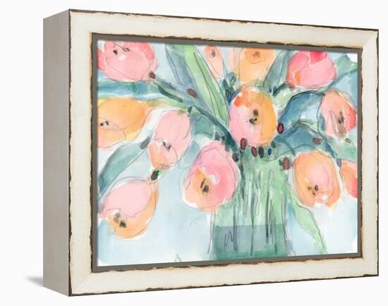 Tulip Bouquet IV-Samuel Dixon-Framed Stretched Canvas